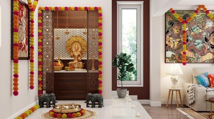 Vibrant Navratri Home & Pooja Room Decor